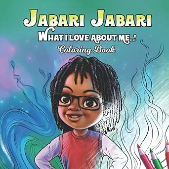 Jabari Jabari “What I Love About Me” Coloring Book cover